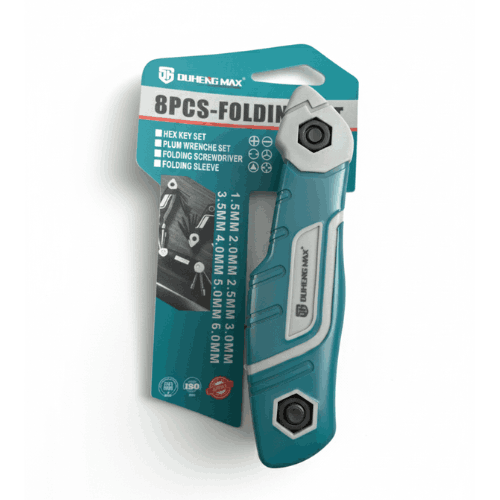 8-Piece Trox Key Set – Long Arm, Chrome Steel