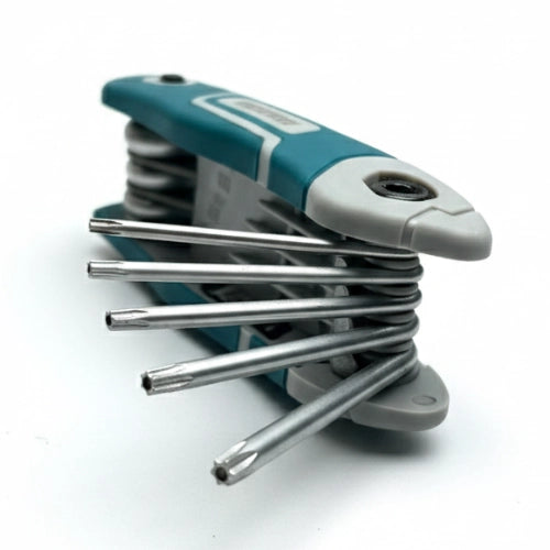 8-Piece Trox Key Set – Long Arm, Chrome Steel