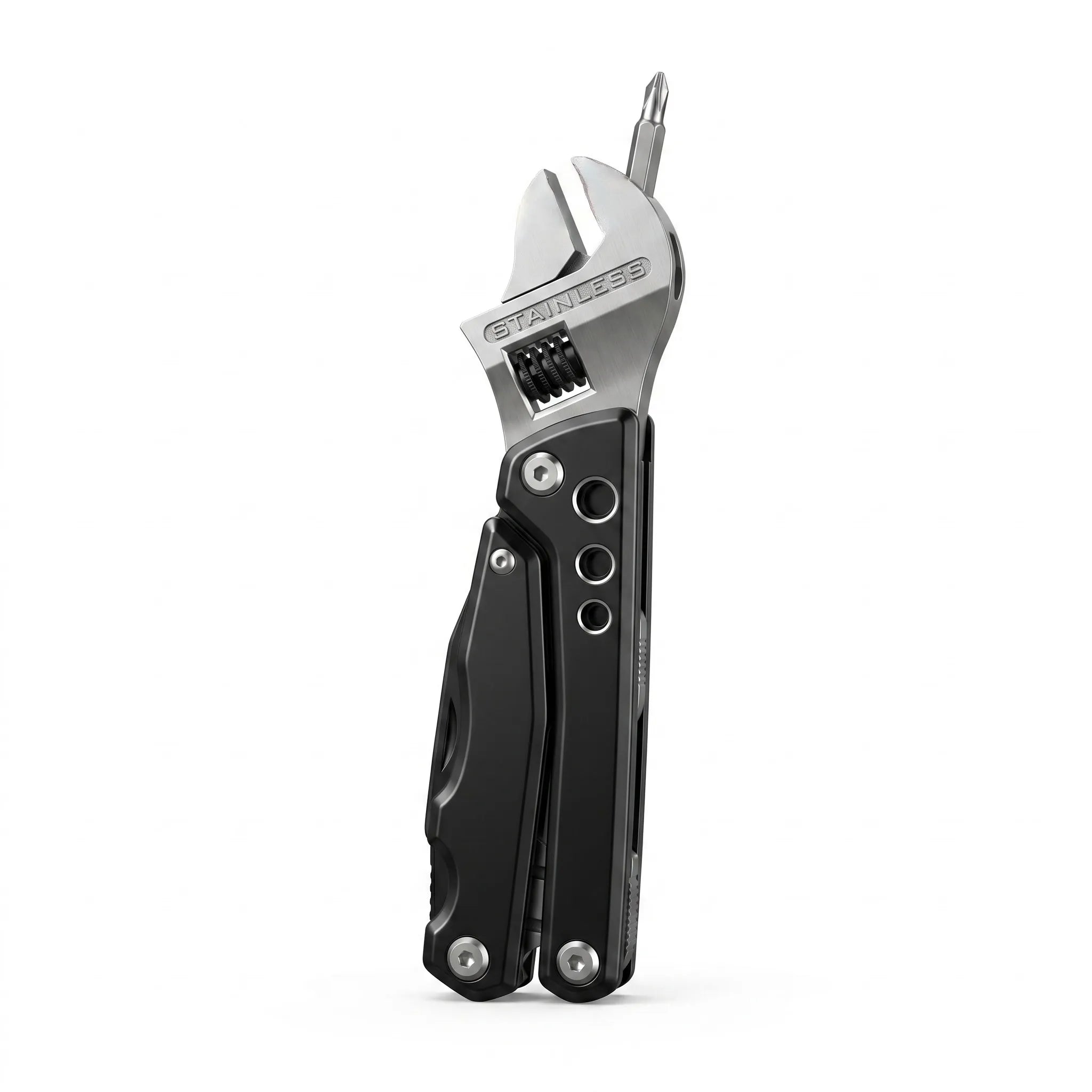 Premium Adjustable Wrench Multi-Tool – Tactical EDC Gear with Pliers & Screwdrivers