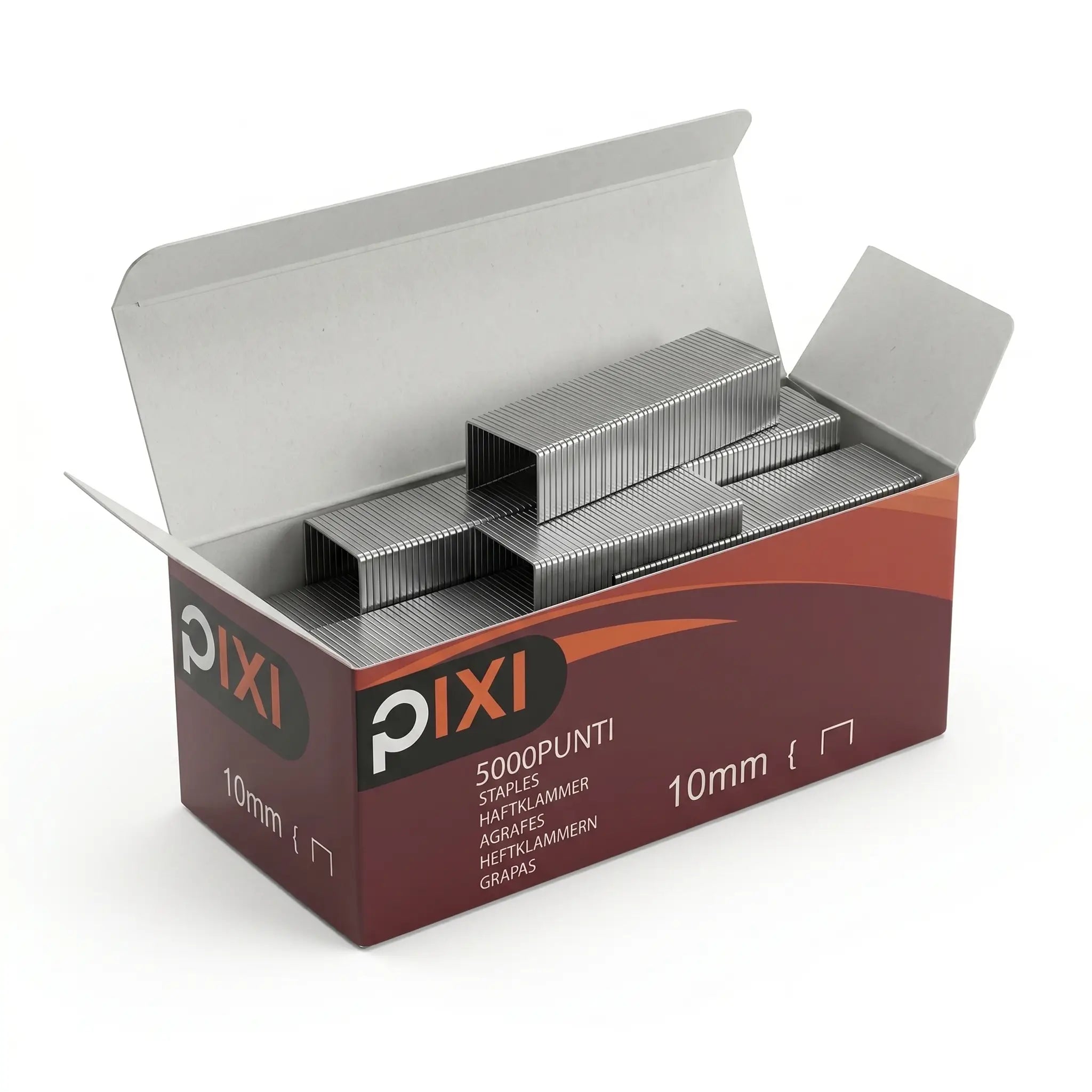 PIXI 10mm Staples – 5000 Pcs Pack