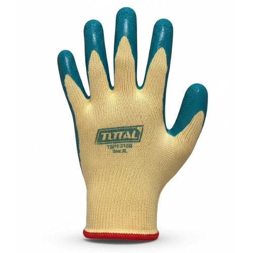 Total Gloves Latex Coated Gloves, XL
