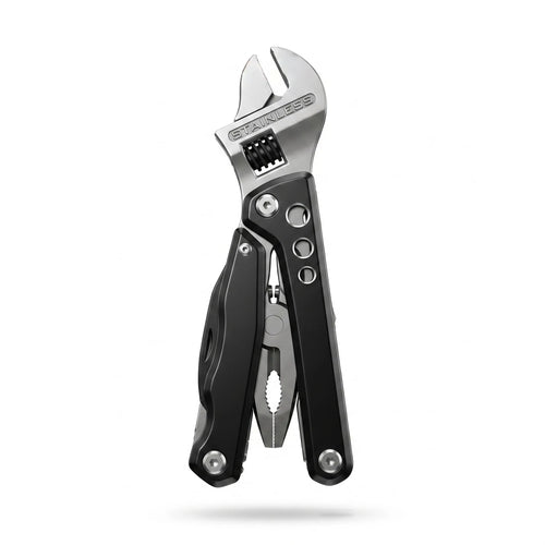 Premium Adjustable Wrench Multi-Tool – Tactical EDC Gear with Pliers & Screwdrivers