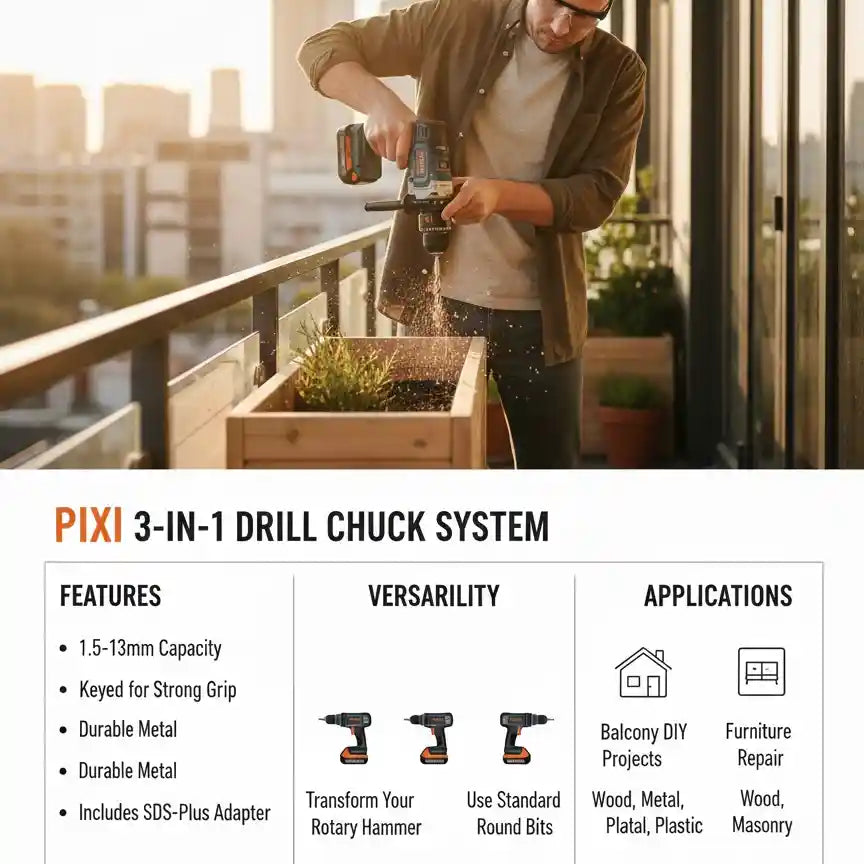 مفتاح ظرف شنيور PIXI – مقاس عالمي