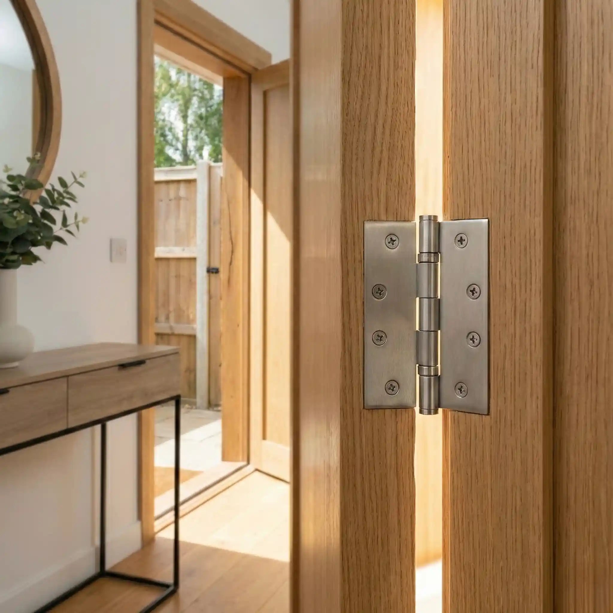 طقم مفصلات أبواب REZO (قطعتين) 304D – مقاس 4×3×3.0 مم – موديل SUS