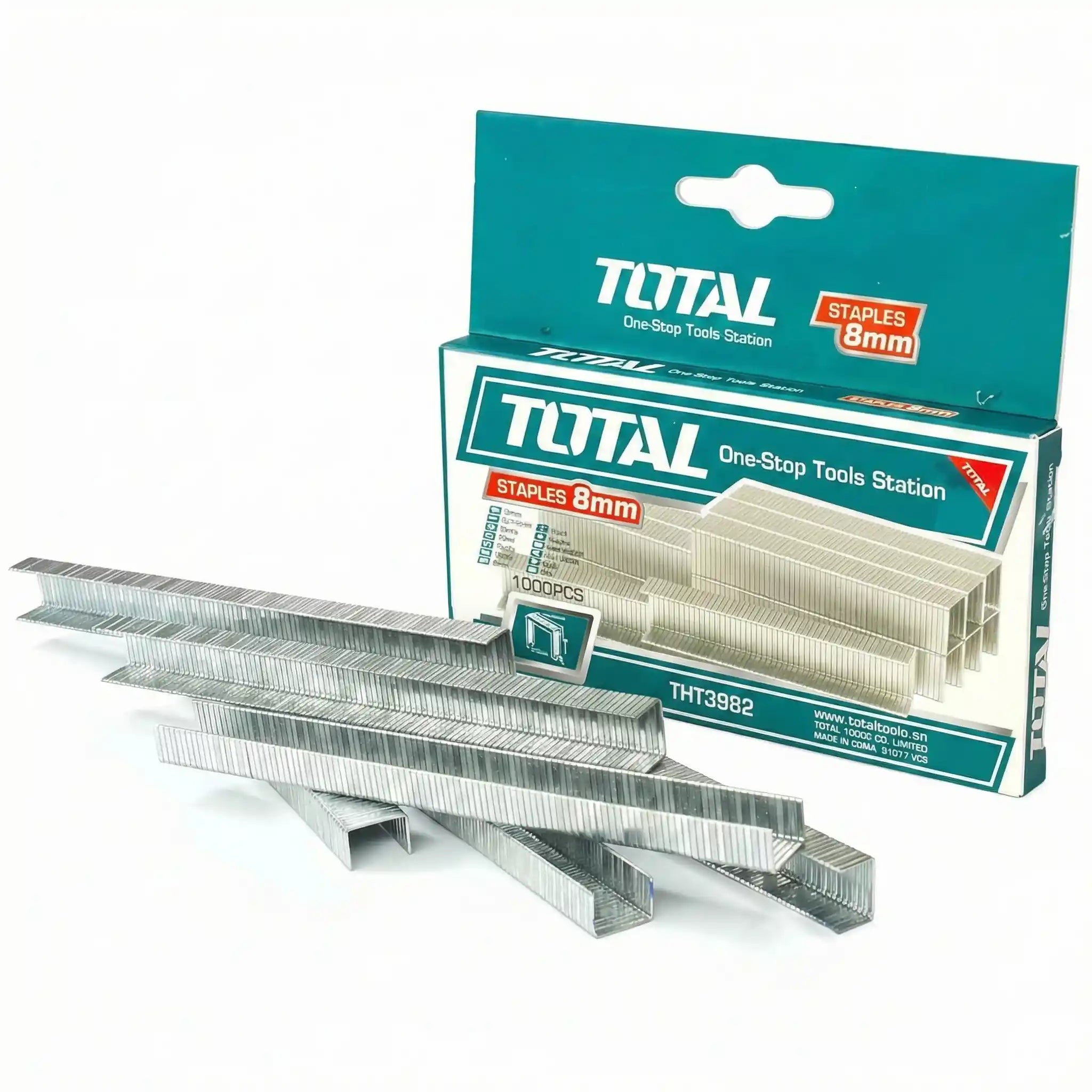 دبابيس دباسة توتال (TOTAL) مقاس 10 مم – علبة 1000 دبوس – موديل THT39102