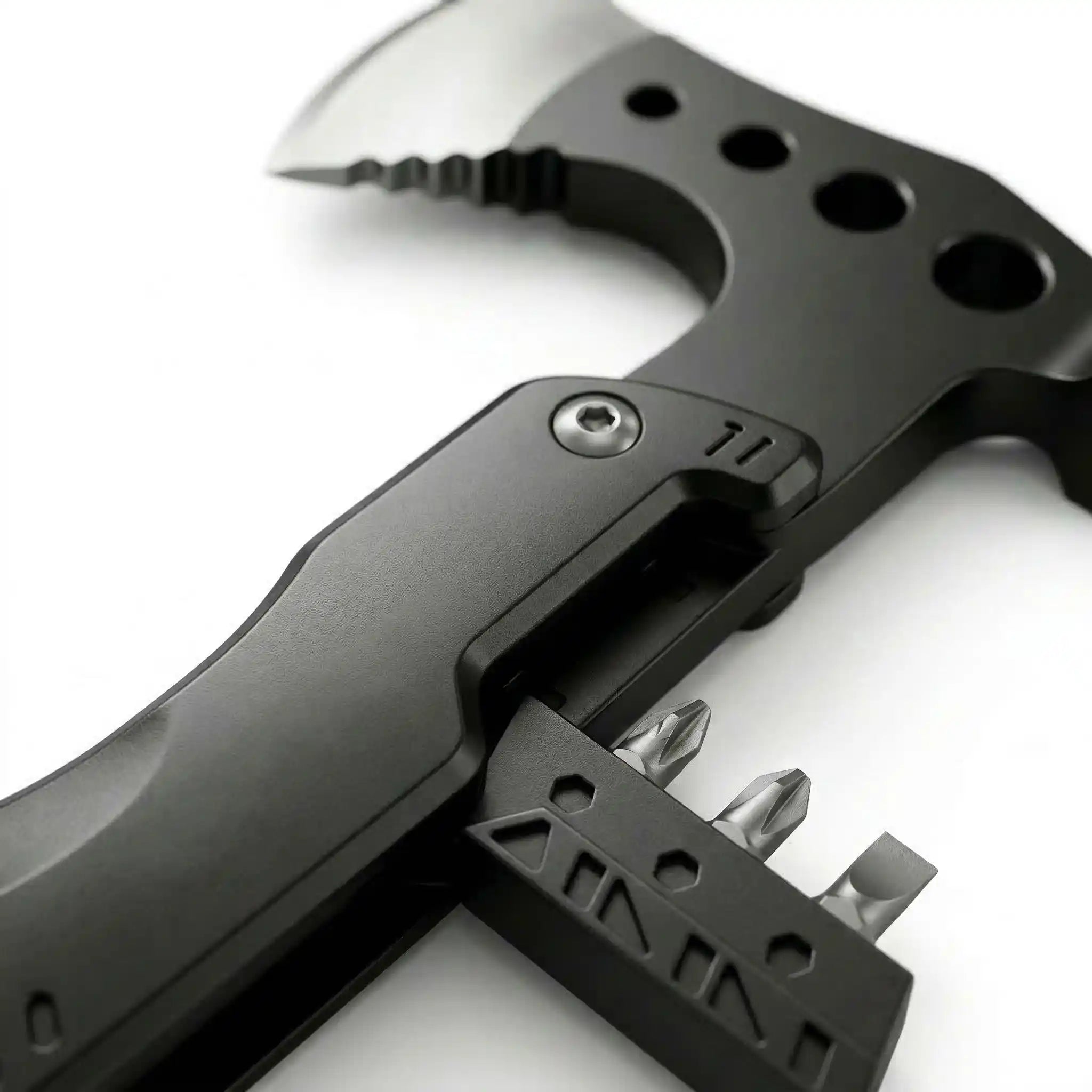 Professional 12-in-1 Tactical Multi Tool – Axe, Hammer & Survival Utility Kit with Carry Pouch