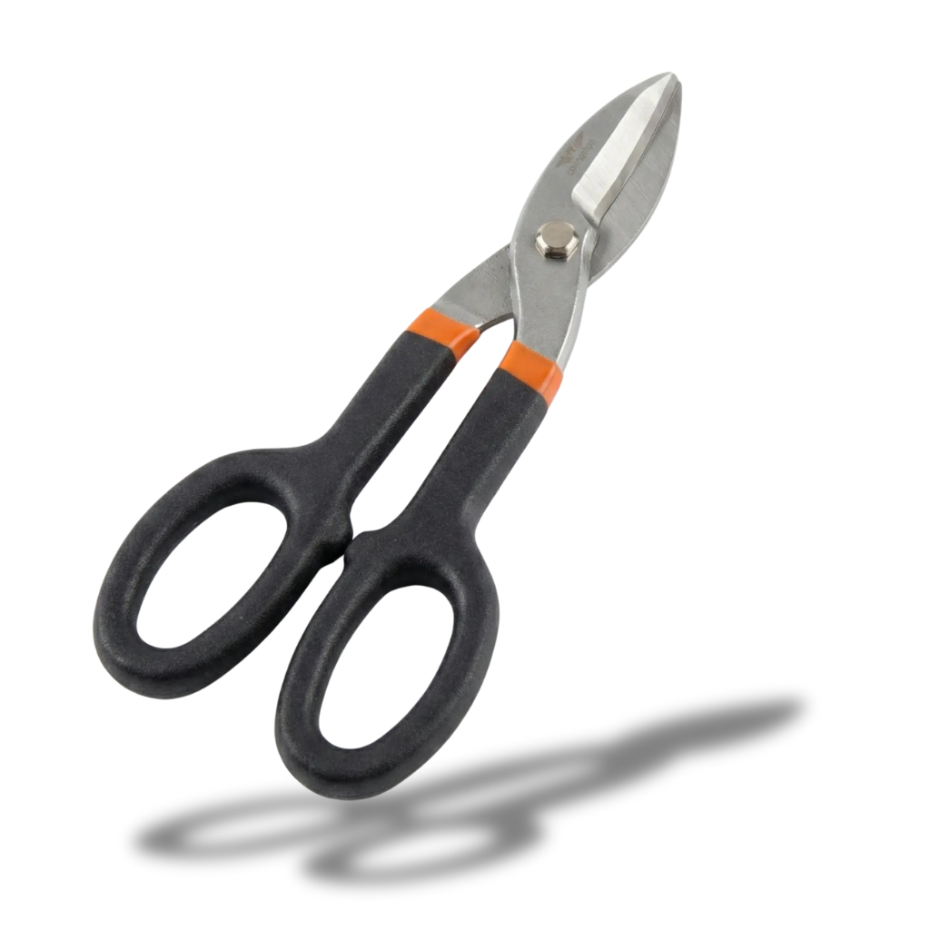 Heavy Duty Straight Cut Tin Snips – Professional Sheet Metal Cutting Tool
