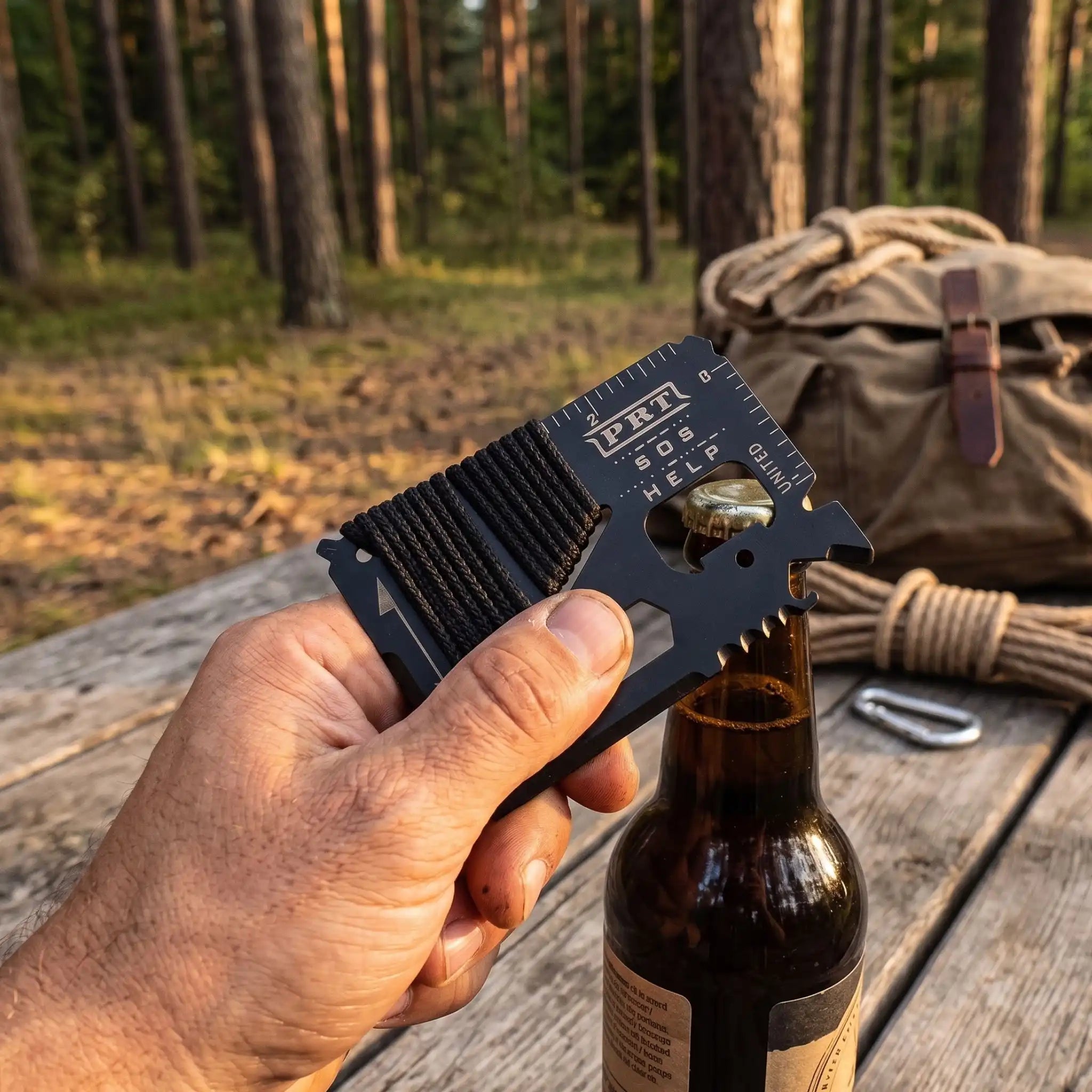 14-in-1 Premium Outdoor Survival Card - Tactical Wallet Tool