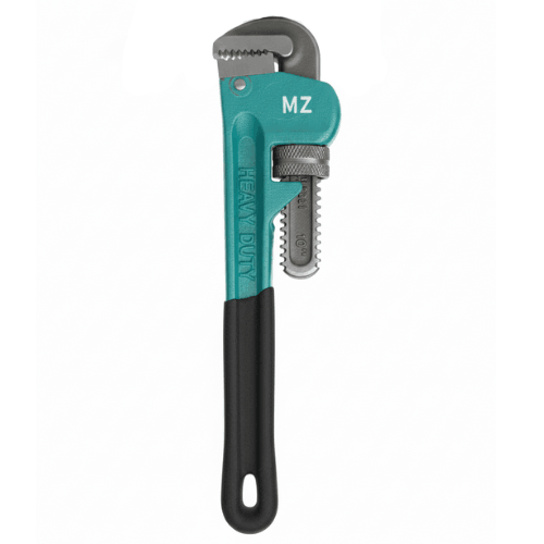 8-Inch heavy-duty pipe wrench.