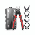 5-in-1 interchangeable head pliers set with storage case