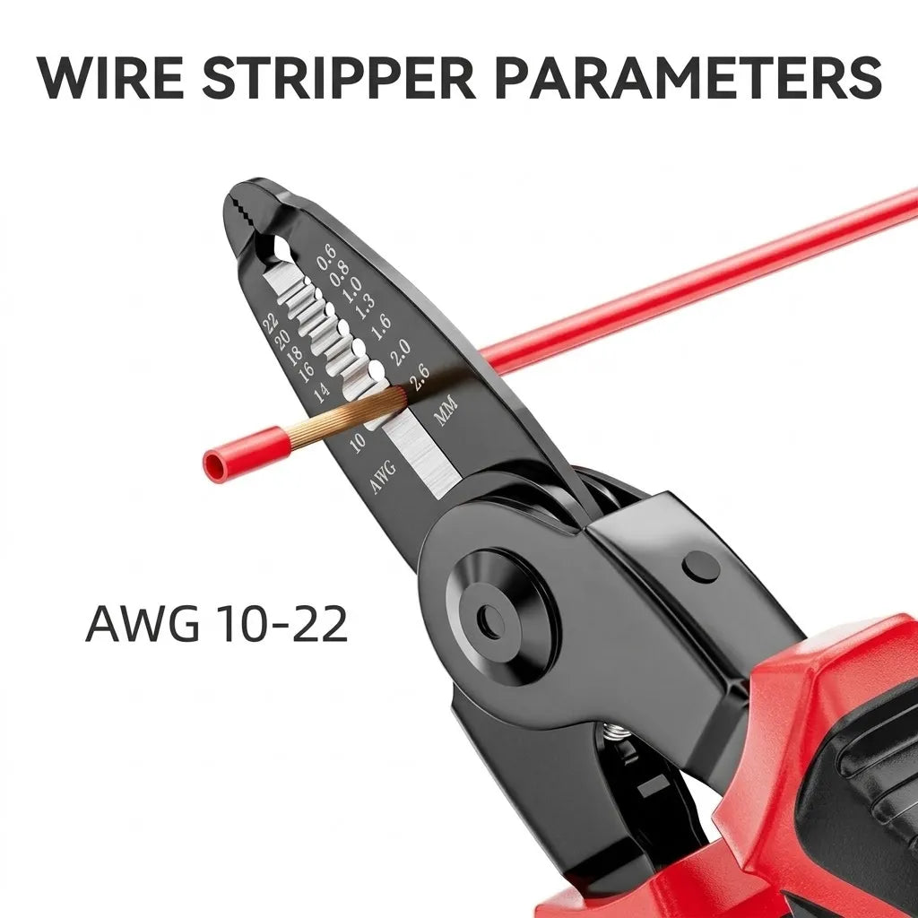Wire stripper head AWG 10-22
