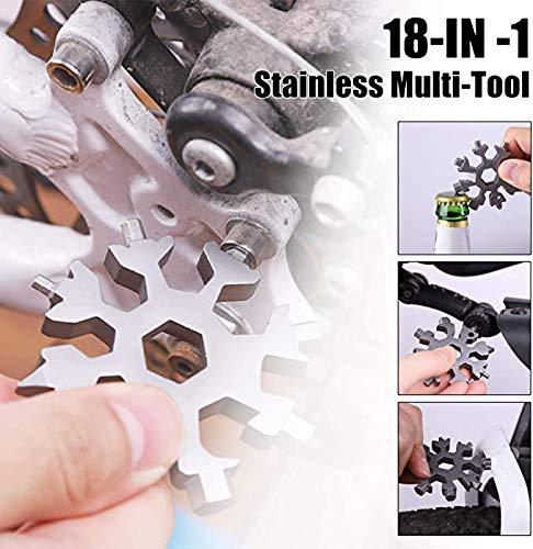 Snow Flake screwdriver multi hand tool - 8pins (silver) - EQUIPE - إيكويب